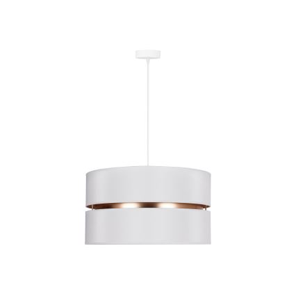 Duolla - Suspension filaire DUO 1xE27/15W/230V d. 40 cm blanc/doré