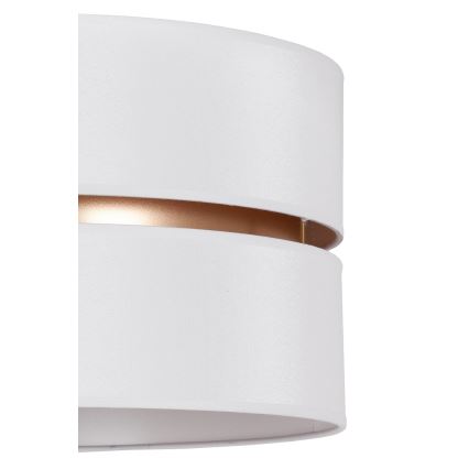 Duolla - Suspension filaire DUO 1xE27/15W/230V d. 40 cm blanc/doré