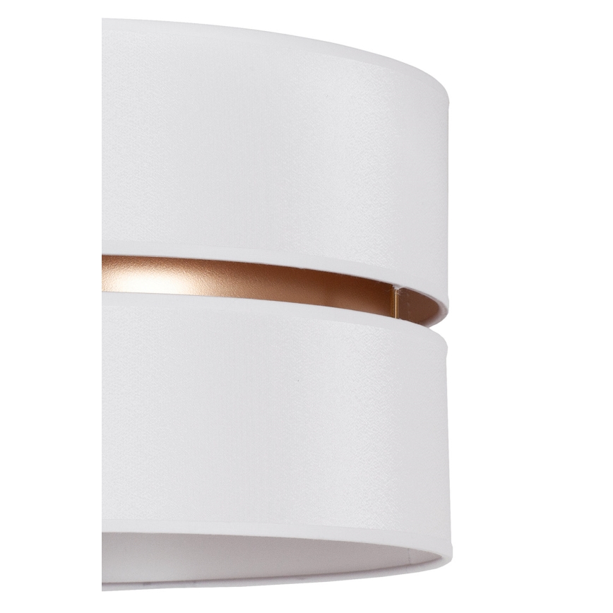 Duolla - Suspension filaire DUO 1xE27/15W/230V d. 40 cm blanc/doré