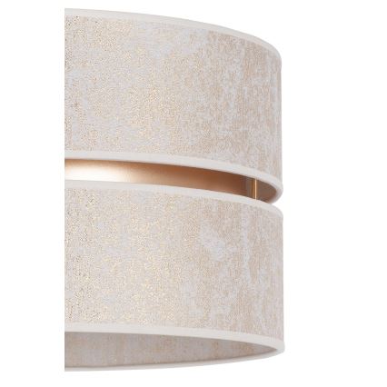 Duolla - Suspension filaire DUO 1xE27/15W/230V d. 40 cm blanc/doré