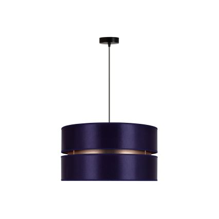 Duolla - Suspension filaire DUO 1xE27/15W/230V d. 40 cm bleu/doré