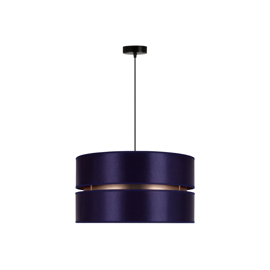 Duolla - Suspension filaire DUO 1xE27/15W/230V d. 40 cm bleu/doré