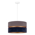 Duolla - Suspension filaire DUO 1xE27/15W/230V d. 40 cm bleu
