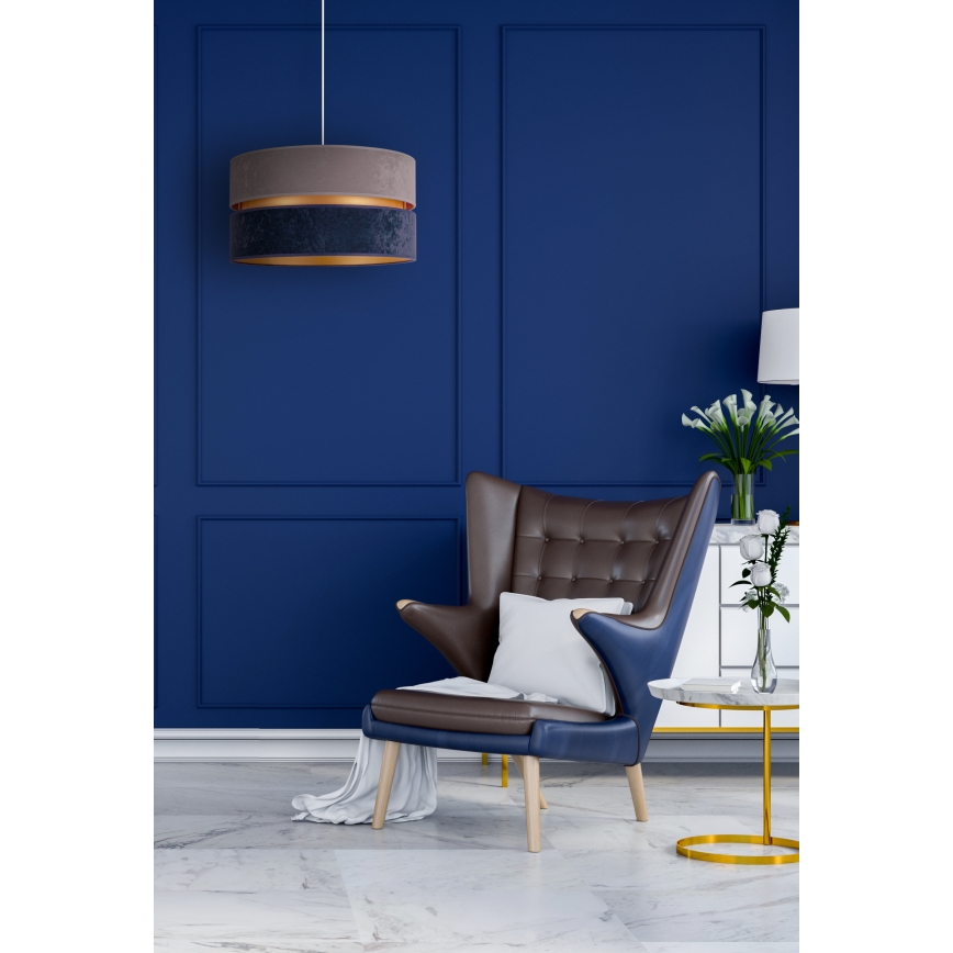Duolla - Suspension filaire DUO 1xE27/15W/230V d. 40 cm bleu