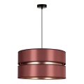 Duolla - Suspension filaire DUO 1xE27/15W/230V d. 40 cm bordeaux/doré