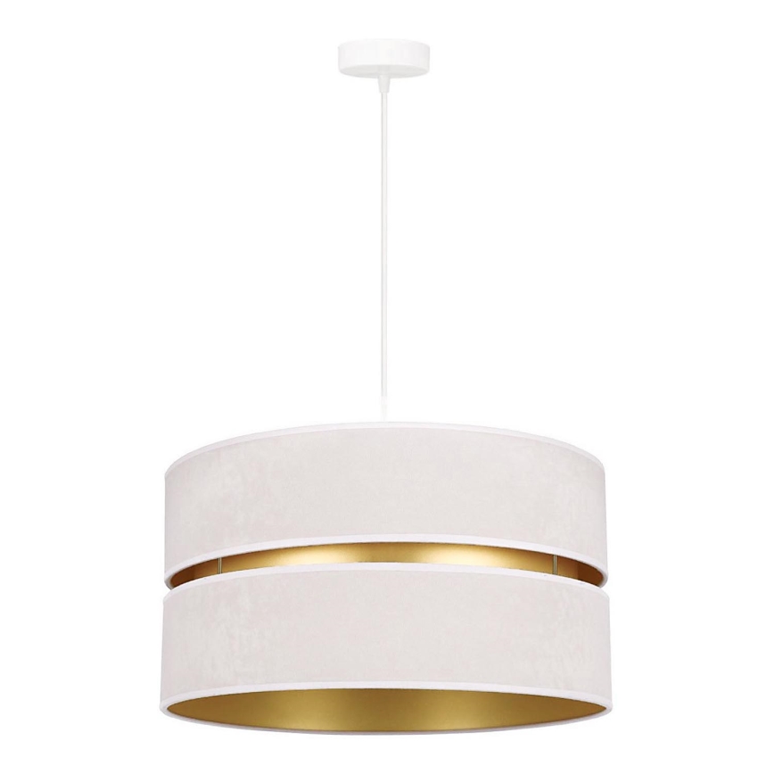 Duolla - Suspension filaire DUO 1xE27/15W/230V d. 40 cm crème/doré