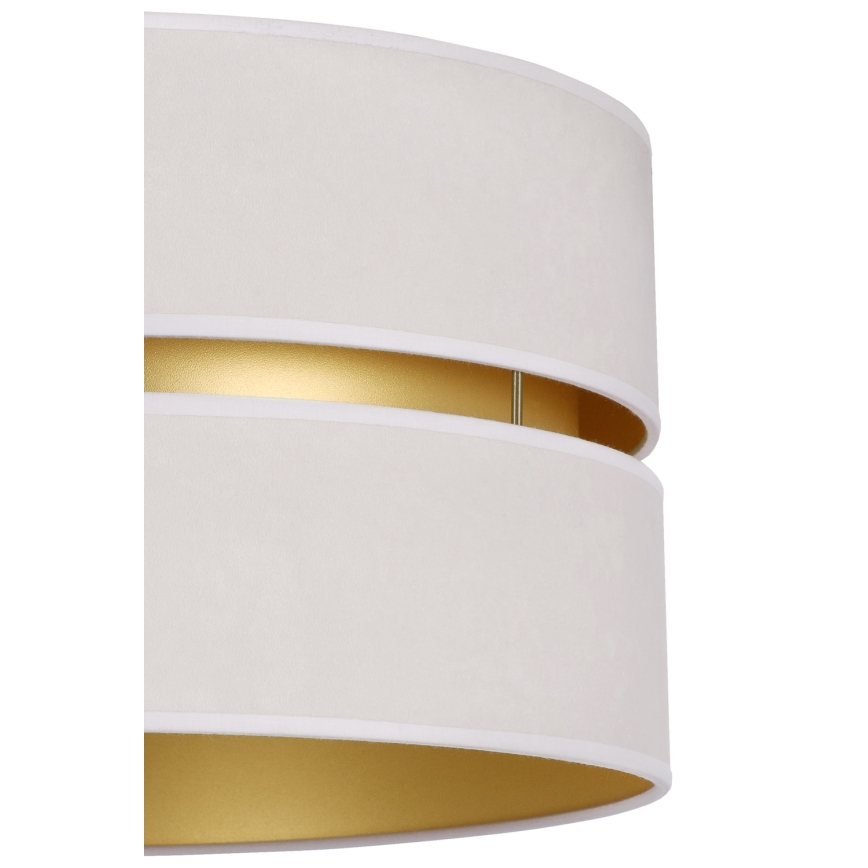 Duolla - Suspension filaire DUO 1xE27/15W/230V d. 40 cm crème/doré