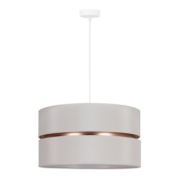 Duolla - Suspension filaire DUO 1xE27/15W/230V d. 40 cm crème/doré