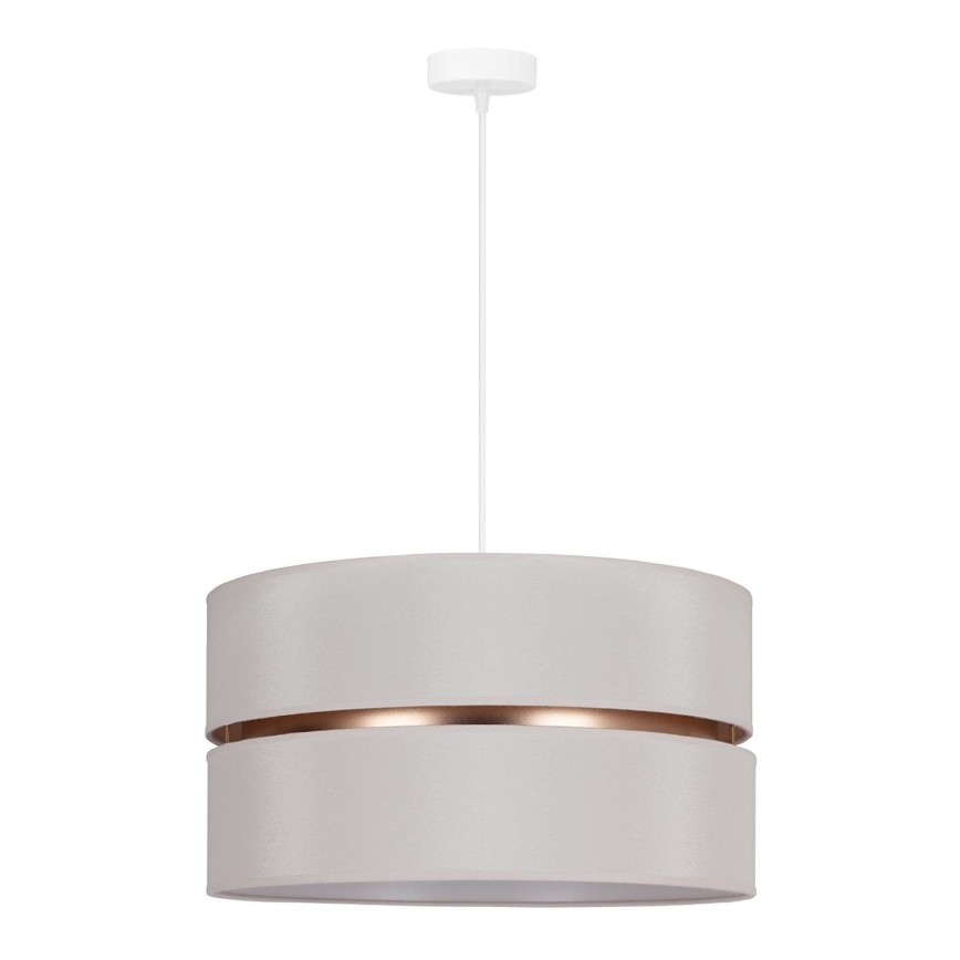 Duolla - Suspension filaire DUO 1xE27/15W/230V d. 40 cm crème/doré