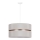 Duolla - Suspension filaire DUO 1xE27/15W/230V d. 40 cm crème/doré