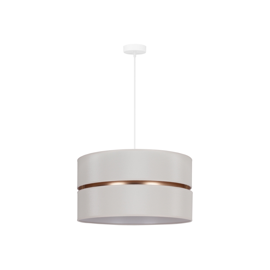 Duolla - Suspension filaire DUO 1xE27/15W/230V d. 40 cm crème/doré