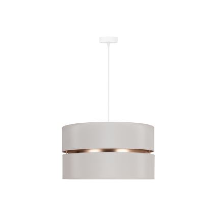 Duolla - Suspension filaire DUO 1xE27/15W/230V d. 40 cm crème/doré