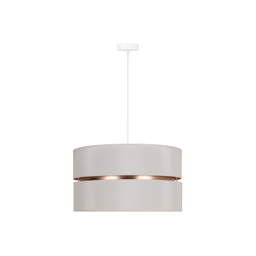 Duolla - Suspension filaire DUO 1xE27/15W/230V d. 40 cm crème/doré