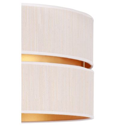 Duolla - Suspension filaire DUO 1xE27/15W/230V d. 40 cm crème/doré