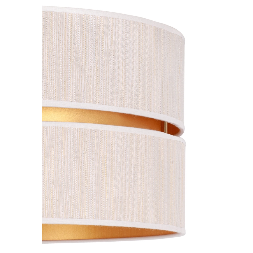 Duolla - Suspension filaire DUO 1xE27/15W/230V d. 40 cm crème/doré