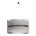 Duolla - Suspension filaire DUO 1xE27/15W/230V d. 40 cm gris