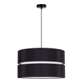Duolla - Suspension filaire DUO 1xE27/15W/230V d. 40 cm noir/blanc