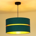 Duolla - Suspension filaire DUO 1xE27/15W/230V d. 40 cm turquoise/doré