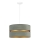 Duolla - Suspension filaire DUO 1xE27/15W/230V d. 40 cm vert clair/doré