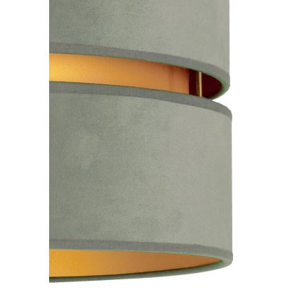 Duolla - Suspension filaire DUO 1xE27/15W/230V d. 40 cm vert clair/doré