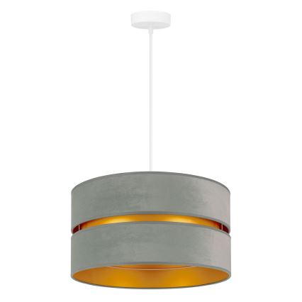 Duolla - Suspension filaire DUO 1xE27/15W/230V d. 40 cm vert clair/doré
