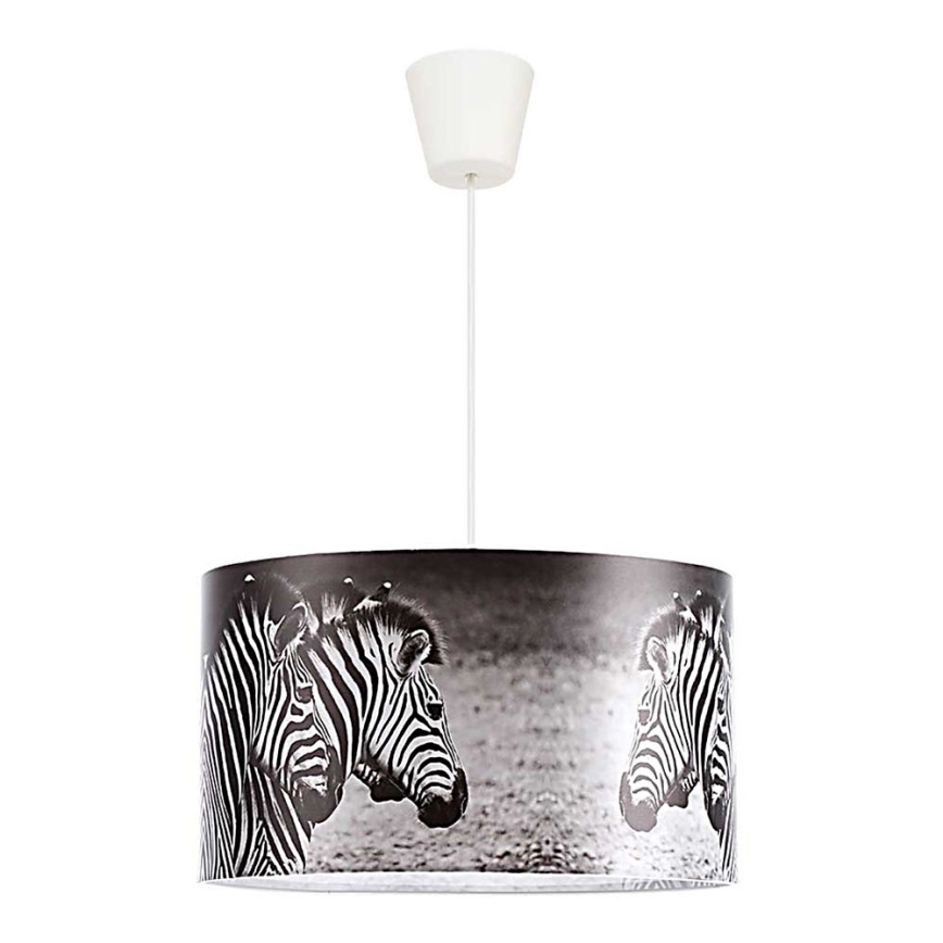 Duolla - Suspension filaire enfant ZEBRAS 1xE27/40W/230V d. 35 cm