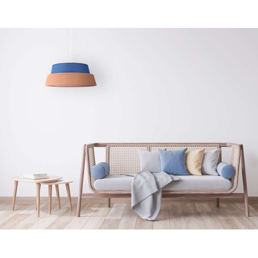 Duolla - Suspension filaire GALAXY 1xE27/40W/230V d. 50 cm bleu