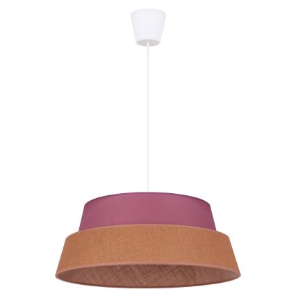 Duolla - Suspension filaire GALAXY 1xE27/40W/230V d. 50 cm rose