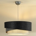 Duolla - Suspension filaire KOBO 1xE27/15W/230V d. 45 cm anthracite/gris/blanc