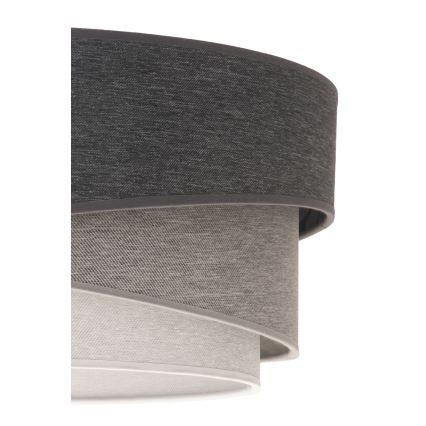 Duolla - Suspension filaire KOBO 1xE27/15W/230V d. 45 cm anthracite/gris/blanc
