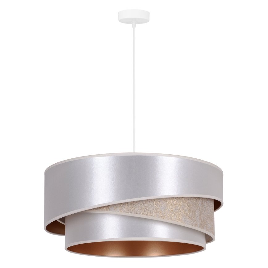 Duolla - Suspension filaire KOBO 1xE27/15W/230V d. 45 cm argent/doré