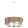 Duolla - Suspension filaire KOBO 1xE27/15W/230V d. 45 cm beige/doré/blanc