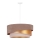 Duolla - Suspension filaire KOBO 1xE27/15W/230V d. 45 cm marron/doré/crème