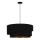 Duolla - Suspension filaire KOBO 1xE27/15W/230V d. 45 cm noir/doré