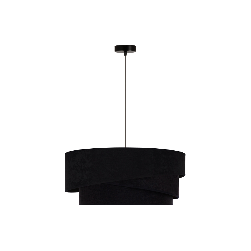 Duolla - Suspension filaire KOBO 1xE27/15W/230V d. 45 cm noir/doré