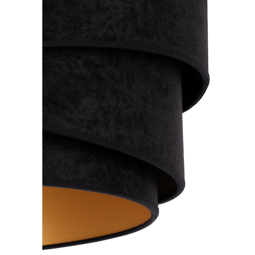 Duolla - Suspension filaire KOBO 1xE27/15W/230V d. 45 cm noir/doré