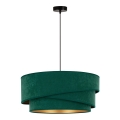 Duolla - Suspension filaire KOBO 1xE27/15W/230V d. 45 cm vert/doré