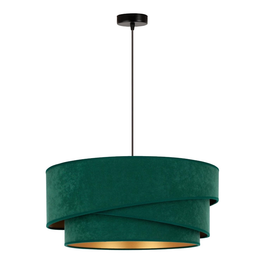 Duolla - Suspension filaire KOBO 1xE27/15W/230V d. 45 cm vert/doré