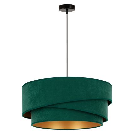Duolla - Suspension filaire KOBO 1xE27/15W/230V d. 45 cm vert/doré