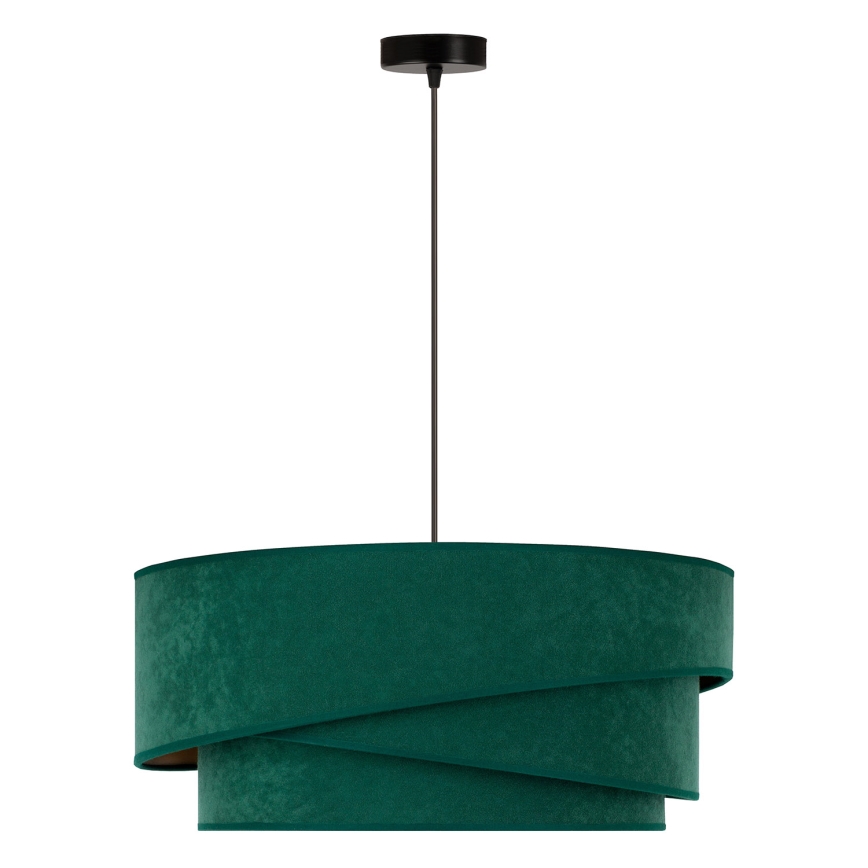 Duolla - Suspension filaire KOBO 1xE27/15W/230V d. 45 cm vert/doré