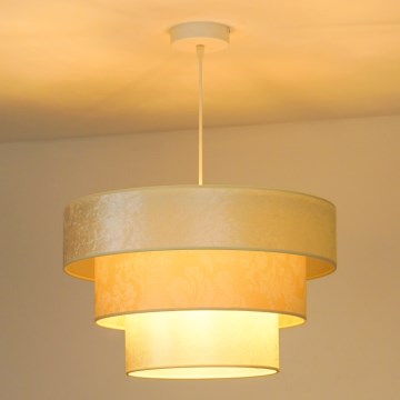 Duolla - Suspension filaire LUNETA 1xE27/40W/230V d. 45 cm crème