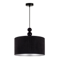 Duolla - Suspension filaire LYON 1xE27/15W/230V d. 40 cm noir