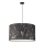 Duolla - Suspension filaire MARBLE 1xE27/40W/230V d. 45 cm noir/blanc