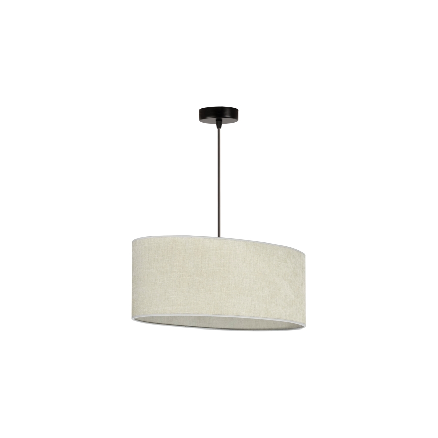 Duolla - Suspension filaire OVAL 1xE27/15W/230V gris