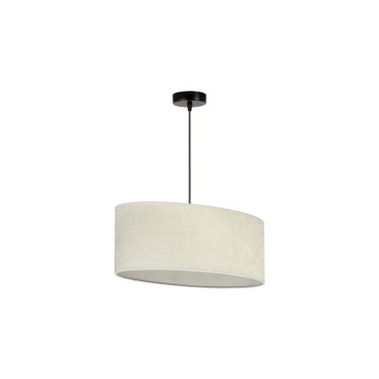 Duolla - Suspension filaire OVAL 1xE27/15W/230V gris