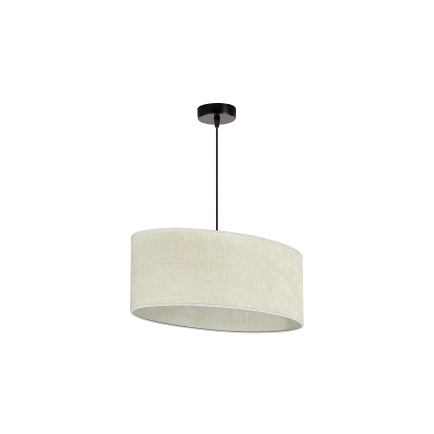 Duolla - Suspension filaire OVAL 1xE27/15W/230V gris