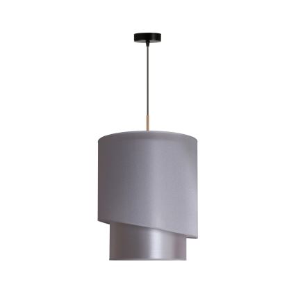 Duolla - Suspension filaire PARIS 1xE27/15W/230V diam. 40 cm argent/doré