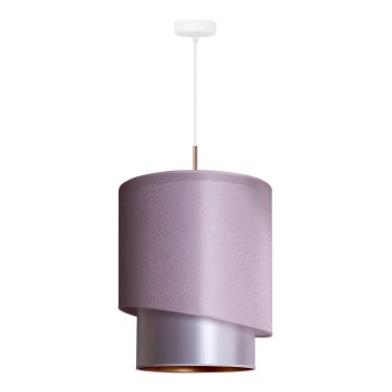 Duolla - Suspension filaire PARIS 1xE27/15W/230V diam. 40 cm rose/argent/cuivre