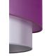 Duolla - Suspension filaire PARIS 1xE27/15W/230V diam. 40 cm violet/argent