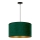 Duolla - Suspension filaire ROLLER 1xE27/15W/230V d. 40 cm vert foncé/doré